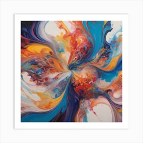 Abstract Painting 21 Art Print