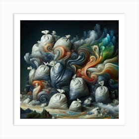 'Clouds' 2 Art Print