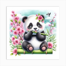 Panda Bear Art Print