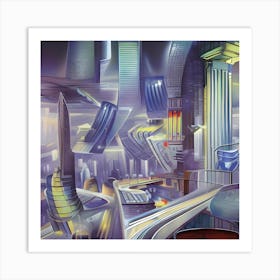 Only Space For Steel And Glass Art Print