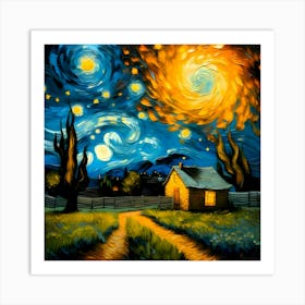 Starry Night No.1 Art Print