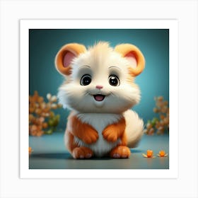 Cute Hamster 13 Art Print