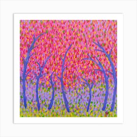 Trees In The Forest Art Print