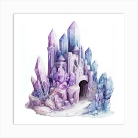 Crystal Castle Art Print