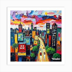 San Francisco Cityscape Art Print