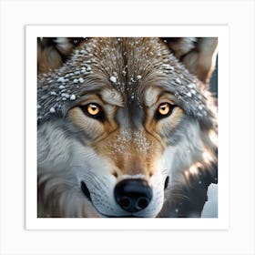 Wolf portrait 1 Art Print