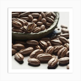 Coffee Beans In A Bowl 27 Art Print