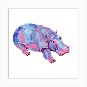 Hippopotamus 06 Art Print