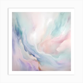 AI Lavender Lullaby Art Print