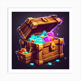 Treasure Chest Art Print