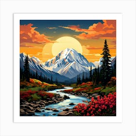 Denali National Park Art Print