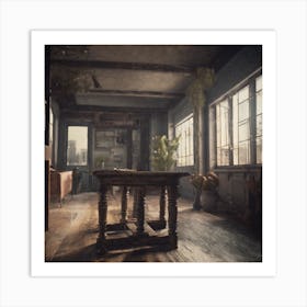 Room In An Old House Art Print