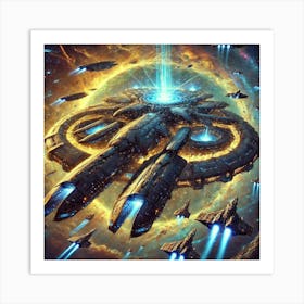 A Grand Depiction Of The Vortex Carrier, A Multive Art Print