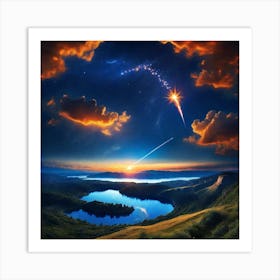 Starry Sky 3 Art Print