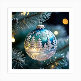 Christmas Tree Ornament 4 Art Print