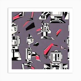 Robots Art Print