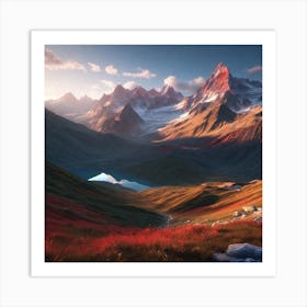 Mountain Landscape 22 Art Print