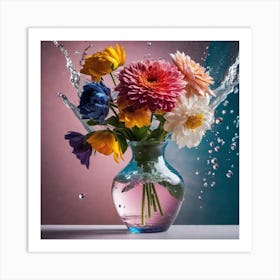 Flowers In A Vase 87 Art Print