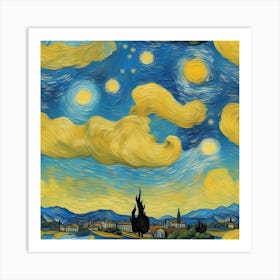 sky Vincent Van Gogh Art Print