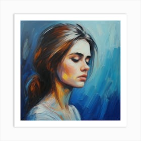 Portrait Of A Woman Art Print