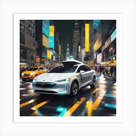 Self - Driving Car 4 Art Print