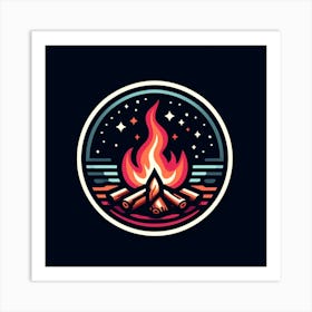 Campfire Art Print