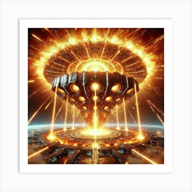 Solar Overload Converted Art Print