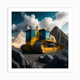 Buldozer Mountain (13) Art Print