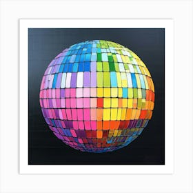 Disco Ball Art 4 Art Print