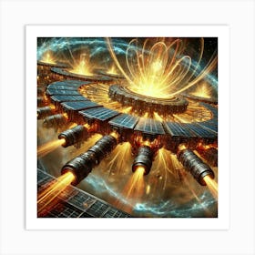 Energy Conduits Converted Art Print