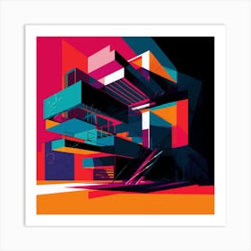 Abstract Building 1 Art Print