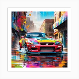 Nissan Gtr 4 Art Print