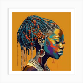 African Woman Art Print