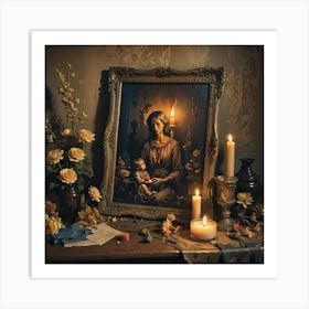 Virgin And Child Art Print