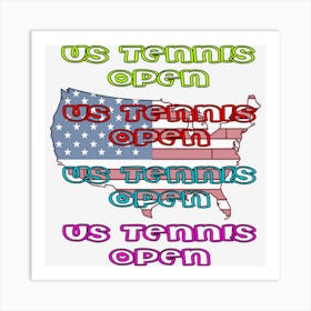 Us Open Tennis Art Print