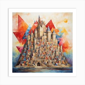 City of Triangles Art Print