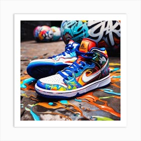 Nike Dunk High 1 Art Print