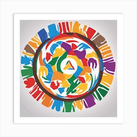 664299 Design An Icon Representing Diversity And Solidari Xl 1024 V1 0 Art Print