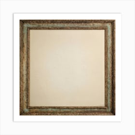 Artistic Design Encased Within A Vintage Textured Cardboard Frame Showcasing The Worn Patina The G (3) Art Print