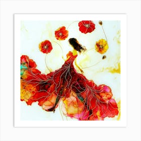 Proud Poppy - Poppies Angel Art Print