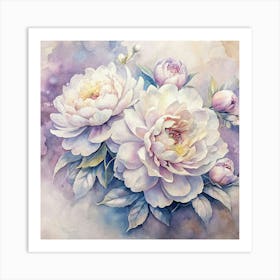 Peonies 41 Art Print