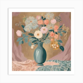 Flowers In A Vase 4 Art Print