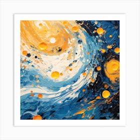 Galaxy Painting 1 Art Print