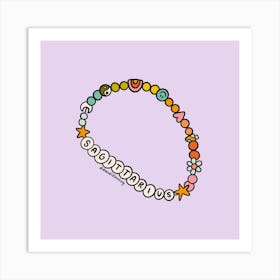 Sagittarius Friendship Bracelet Art Print