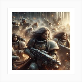 Space Marines 8 Art Print