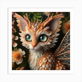 Fairy Cat 3 Art Print