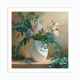 Flowers In A Vase 17 Art Print