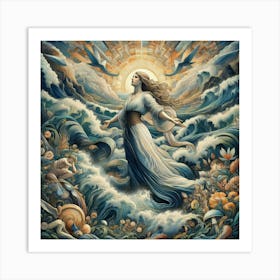 'The Goddess Of The Sea' Art Print