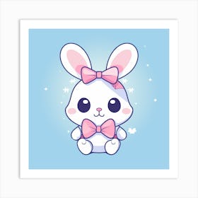 Cute Bunny Art Print