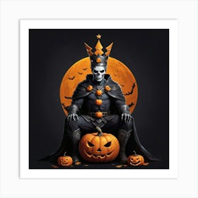 Halloween King Art Print